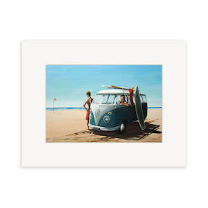 Artist Demo: Print - Graham Young Surf Wagon Matted