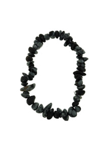 Snowflake Obsidian Bracelet
