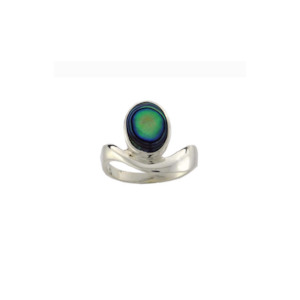 Paua Shell: Paua ring V band