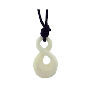 Bone: Bone pendant figure eight