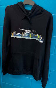 Classic Whangamata Surf Print Hoodie