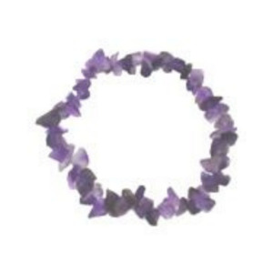 Candles Crystals: Amethyst Chip Bracelet