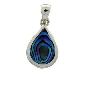 Paua Pendants: Paua Pendant Teardrop
