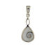 Cats Eye Pendant Twist Sterling Silver