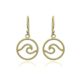 Wave Earring Gold Plated