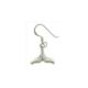 Sterling Silver Whale Tail Earrings