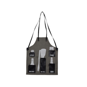 Moana Rd: Black BBQ Apron