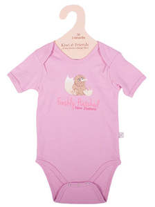 New Arrivals: Baby Kiwi Freshly Hatched Body Suit Pink