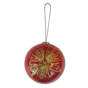New Arrivals: Xmas Decoration Gold Glitter Pōhutukawa