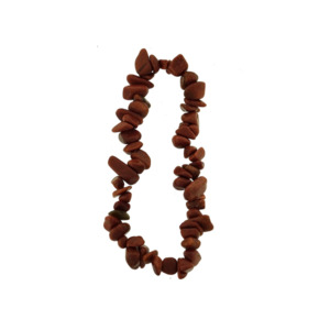 Semi Precious Stone Chip Bracelet: Brown Goldstone Bracelet