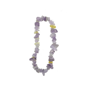 Semi Precious Stone Chip Bracelet: Ametrine Bracelet