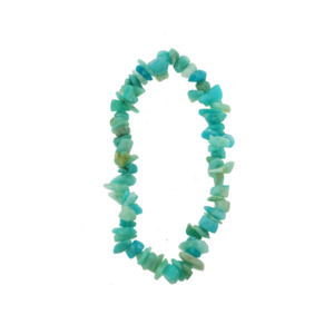 Semi Precious Stone Chip Bracelet: Amazonite Bracelet