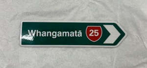 Whangamatā Road Sign Magnet