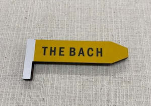 Fridge Magnets: Sign Magnet - The Bach