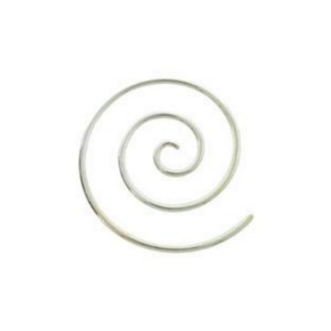 Sterling Silver Spiral Twist Earrings
