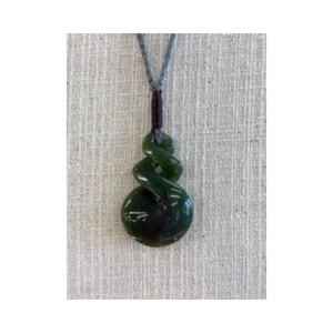 New Zealand Pounamu Pikorua (Triple Twist) Necklace
