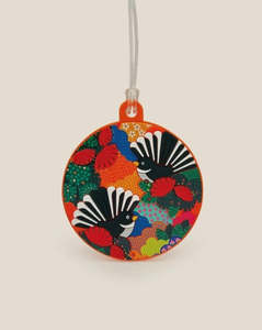 Wallets Bags Purses: Bag Tag - Fantail Paradise