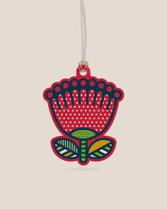 Wallets Bags Purses: Bag Tag - Pōhutukawa