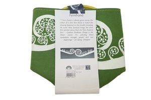 Wallets Bags Purses: Fern Fronds On Green - Ecofelt Growbag