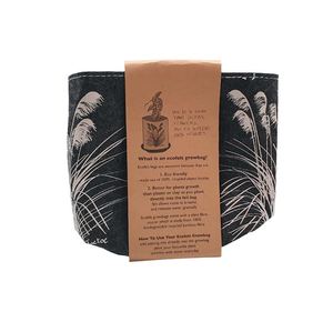 Toetoe On Dark Grey - Ecofelt Growbag