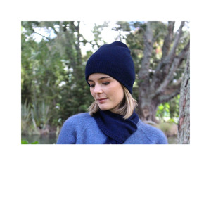 Possum Merino Skull Beanie - Midnight