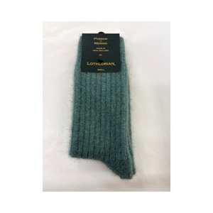 Lothlorian Possum Merino Socks - Sage