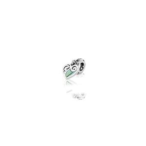 Evolve Charm - Pāua Heart