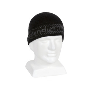 Lothlorian Possum & Merino Fern Skull Beanie - Black/Charcoal