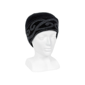 Lothlorian Possum & Merino Aroha Beanie - Black/Charcoal