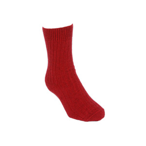 Lothlorian Possum Merino Socks - Red