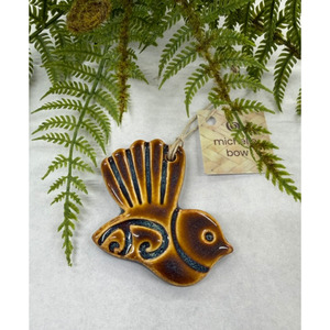 New Arrivals: Michelle Bow Small Koru Ceramic Pīwakawaka
