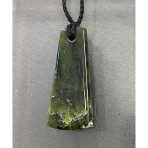 New Zealand Pounamu Toki (Adze) Necklace