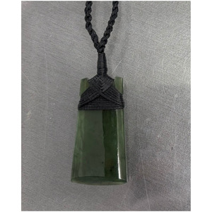 New Zealand Pounamu Toki (Adze) Necklace
