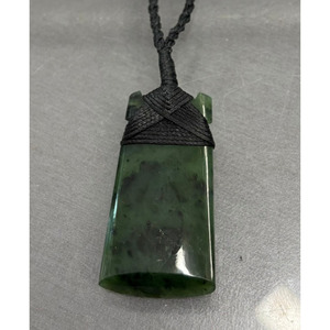 New Zealand Pounamu Toki (Adze) Necklace