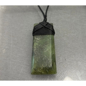 New Zealand Pounamu Toki (Adze) Necklace