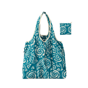 Packable Shopper Bag - Kōwhaiwhai Design