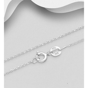 Italian Sterling Silver Chain (45cm)