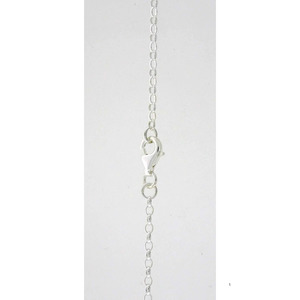 Sterling Silver Oval Belcher Chain (Fine - 45cm)