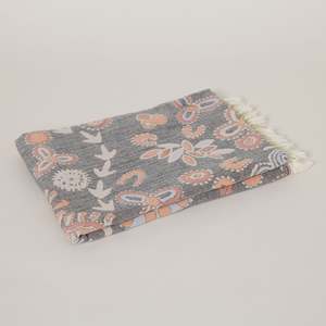 Mayde: MAYDE X CUNGELELLA ARE KALKADOON TOWEL - CHARCOAL