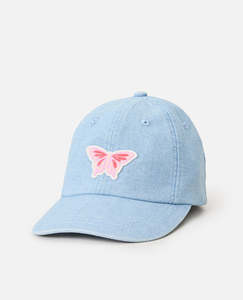 Rip Curl: RIP CURL MIXED 6 PANEL CAP-GIRL - DENIM BLUE