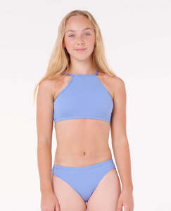 Rip Curl: RIP CURL PREMIUM RIB 2.0 BIKINI-GIRL - BLUE