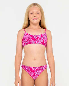 Girls Swim: RUSTY CARBO PINK BIKINI SET GIRLS - CPP
