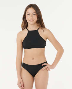 RIP CURL PREMIUM RIB 2.0 BIKINI-GIRL - BLACK