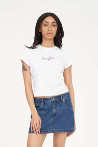 HUFFER MINI TEE 185/BALLET - WHITE