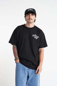 HUFFER BLOCK TEE 220/INKED - BLACK
