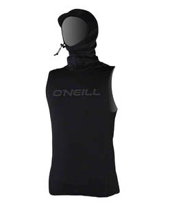 ONEILL THERMO X VEST W/ NEO HOOD - BLACK