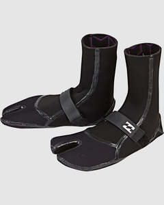 BILLABONG 2MM FURNACE COMP SPLIT TOE BOOTIE - BLACK