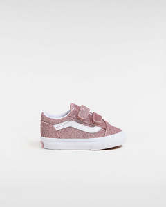 Sale: VANS OLD SKOOL V GLITTER - ROSE GOLD