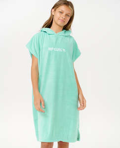 RIP CURL CLASSIC SURF HOODED TOWEL-GIRL - LIGHT GREEN