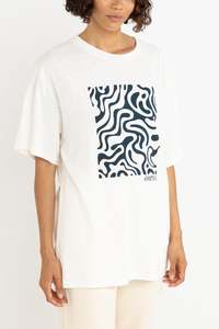 RHYTHM WAVERLY OVERSIZED T-SHIRT - VINTAGE WHITE